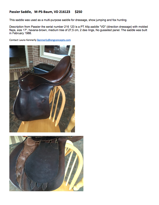 saddle